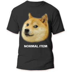 T-Shirt Doge
 Color-Noir Size-XS