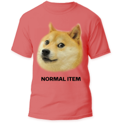 T-Shirt Doge
 Color-Rouge Size-XS